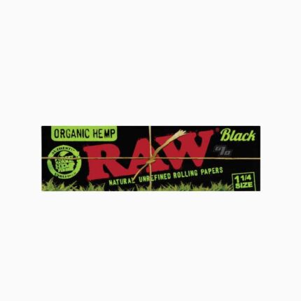 กระดาษมวน RAW Black Organic 1 1/4