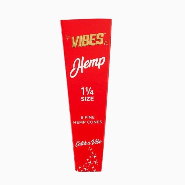 กระดาษมวน VIBES Hemp Red Cone 1 1/4