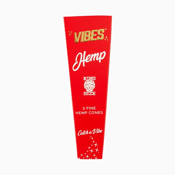 กระดาษมวน VIBES Hemp Red Cone KSS