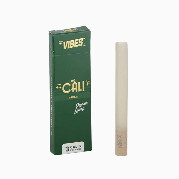 กระดาษมวน VIBES Organic Hemp Green Cali Cone 1g