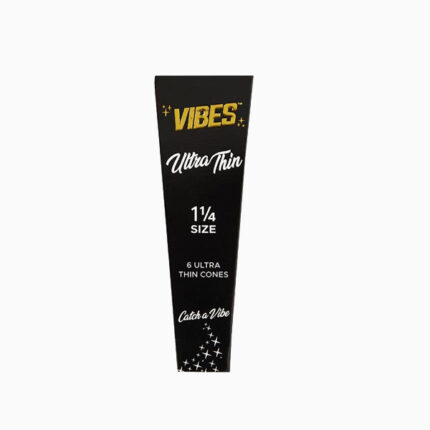 กระดาษมวน VIBES Ultra Thin Black Cone 1 1/4