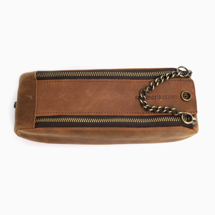 กระเป๋าใส่ไปป์ Contact Pipe Case Cow Leather with Chain CF9008