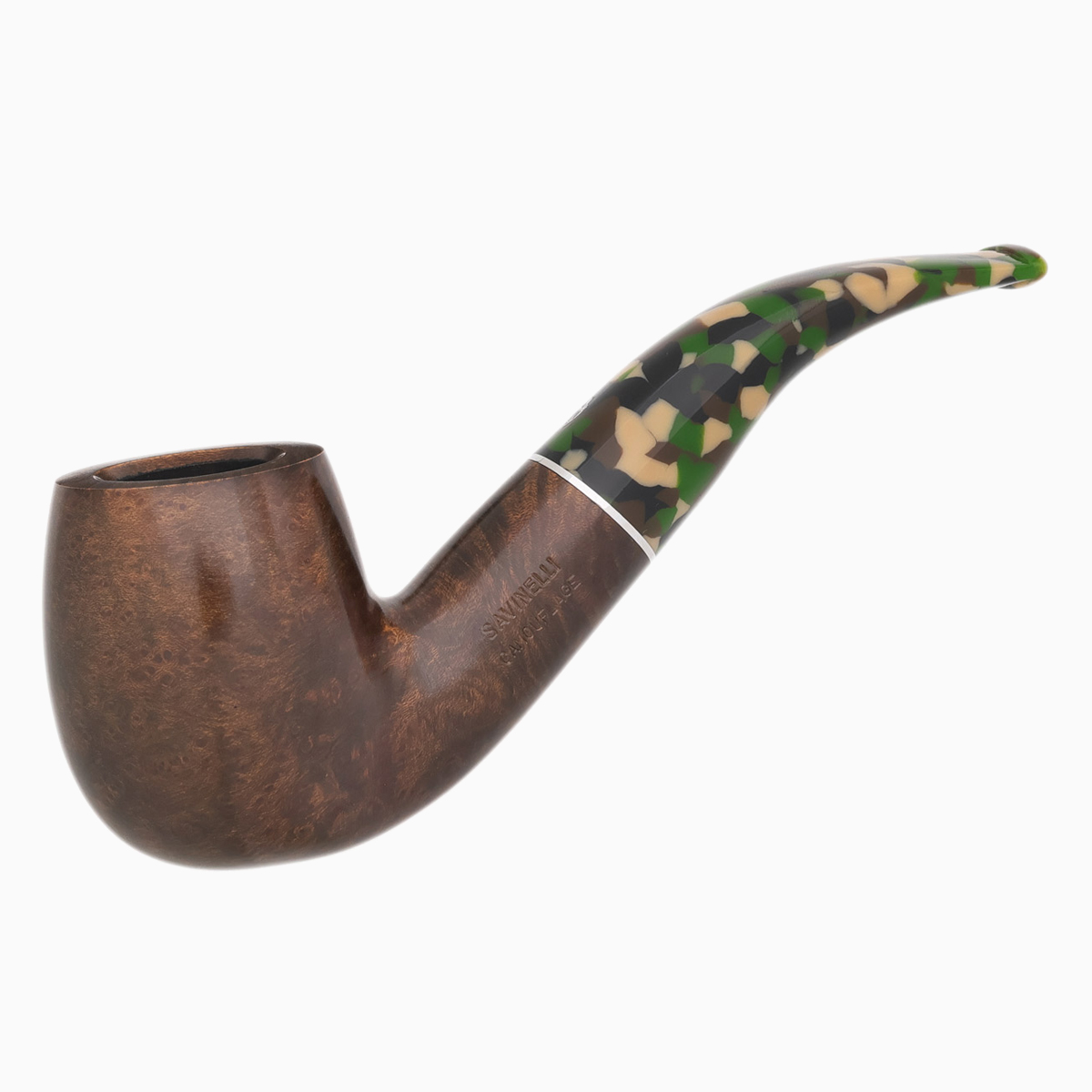 ไปป์ SAVINELLI CAMOUFLAGE SMOOTH DARK BROWN 616KS 6mm