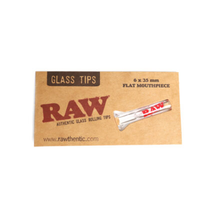 RAW Glass Tip Flat Mouthpiece