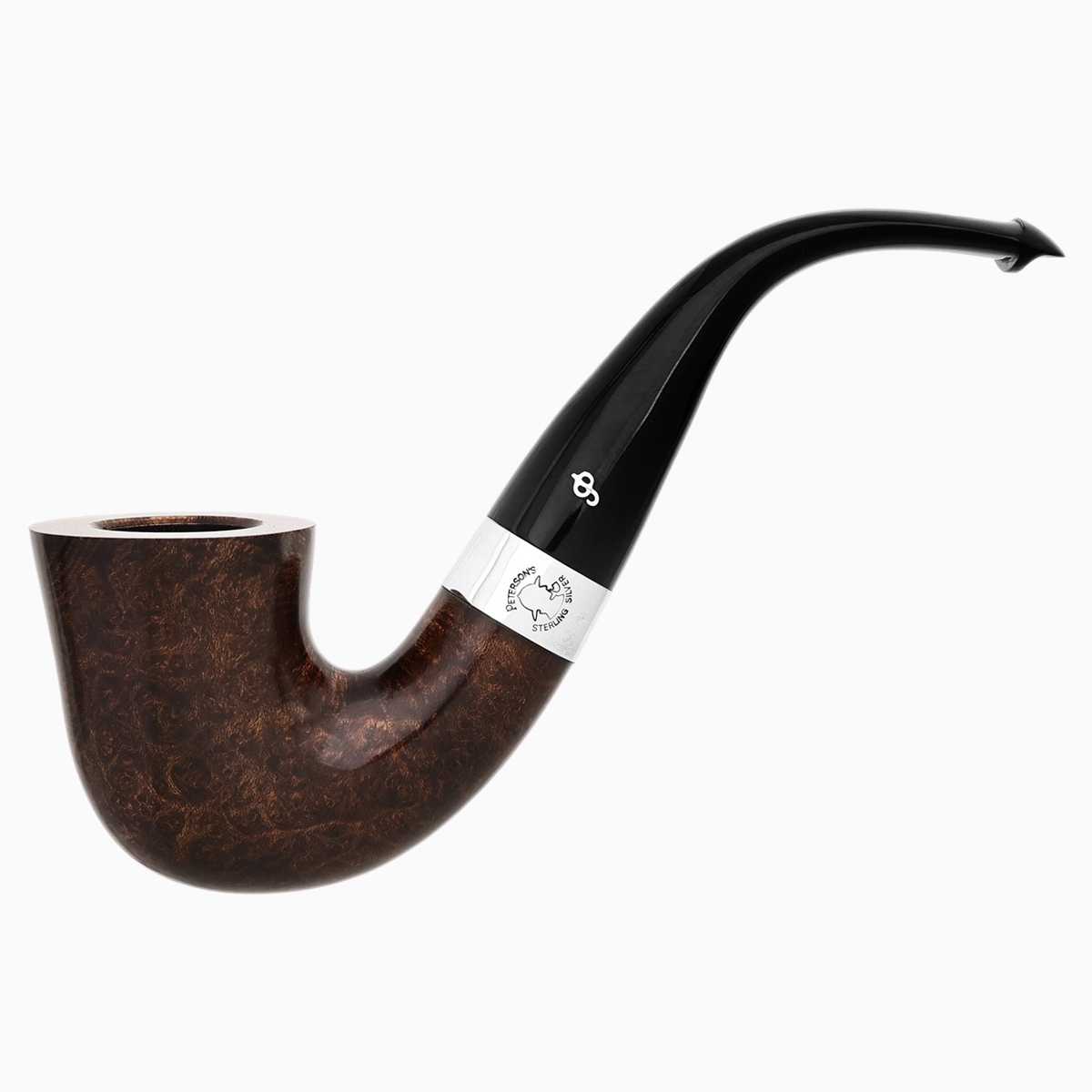 ไปป์ PETERSON SHERLOCK HOLMES DARK SMOOTH ORIGINAL P-LIP
