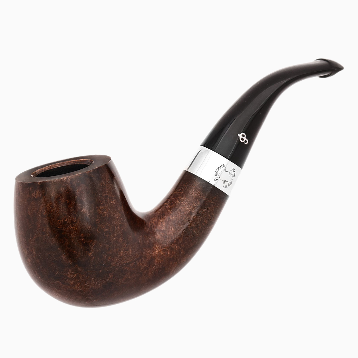 ไปป์ PETERSON SHERLOCK HOLMES DARK SMOOTH PROFESSOR P-LIP